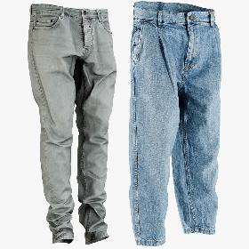 3D model Men's Jeans Collection 5